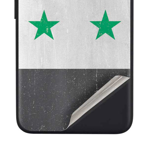 Syria Flag Distressed Google Pixel 4a Skin